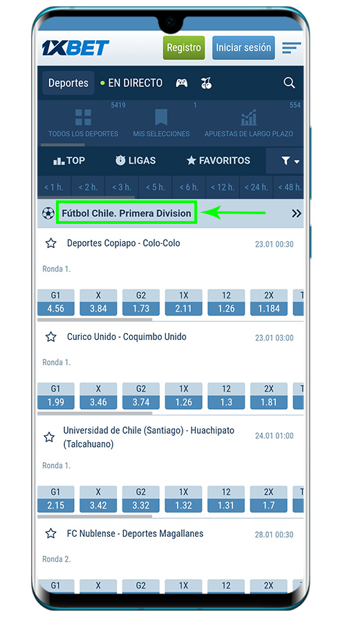 Cómo registrarse desde Chile paso a paso